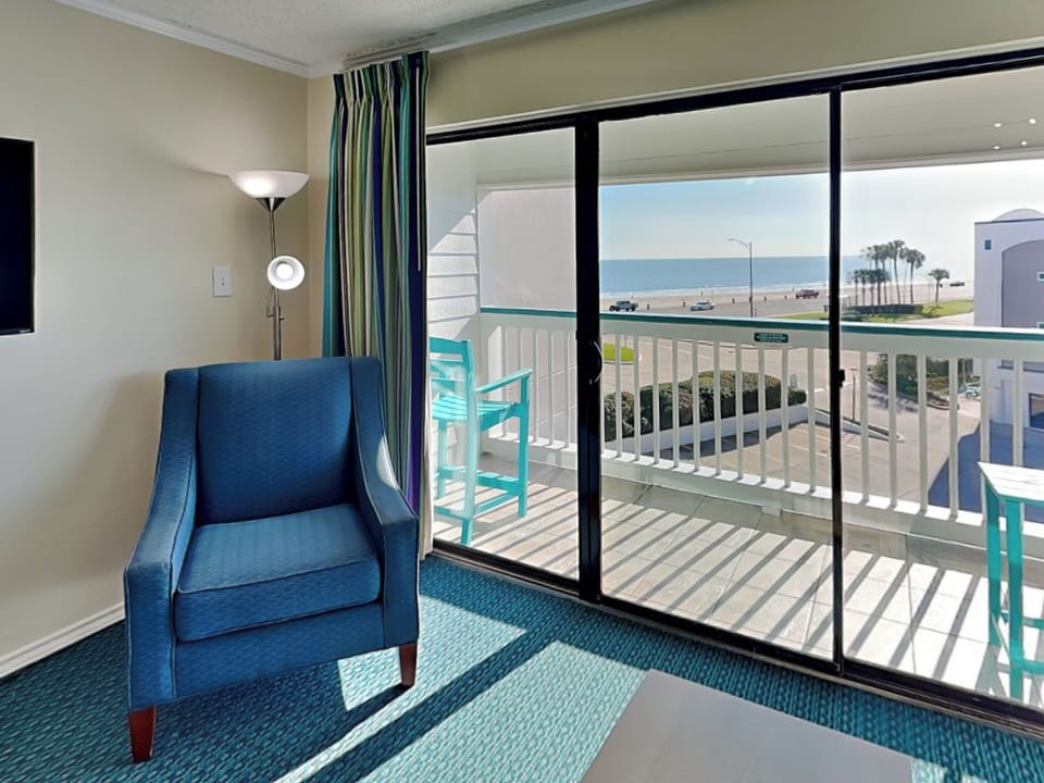 Living Room - Queen Sleeper Sofa, Balcony Access