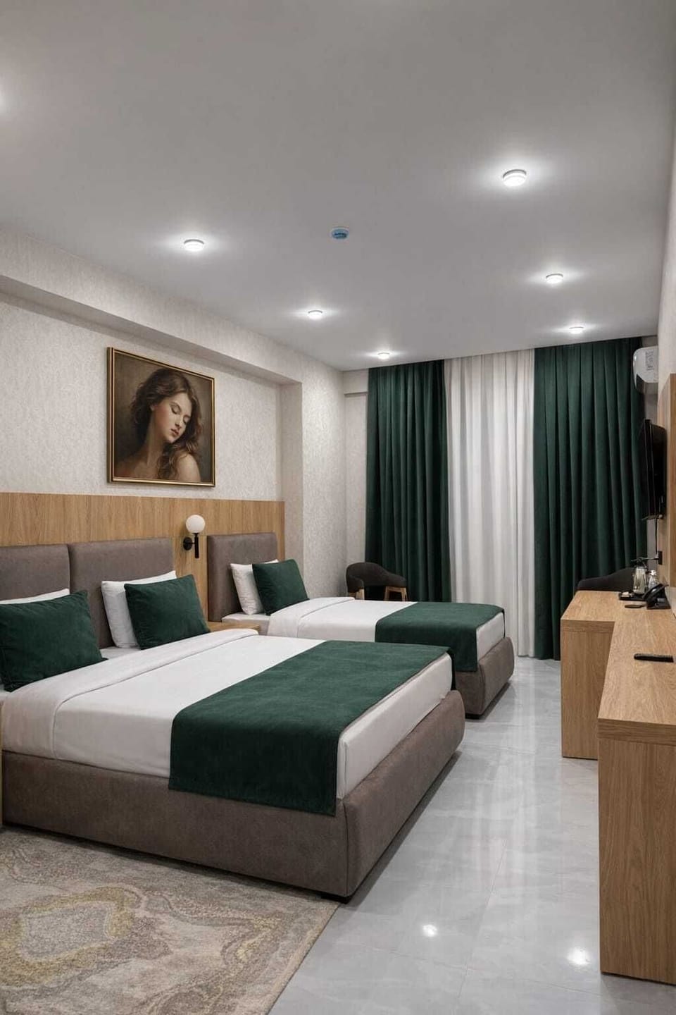 Triple Room | Premium bedding, minibar, iron/ironing board, free WiFi