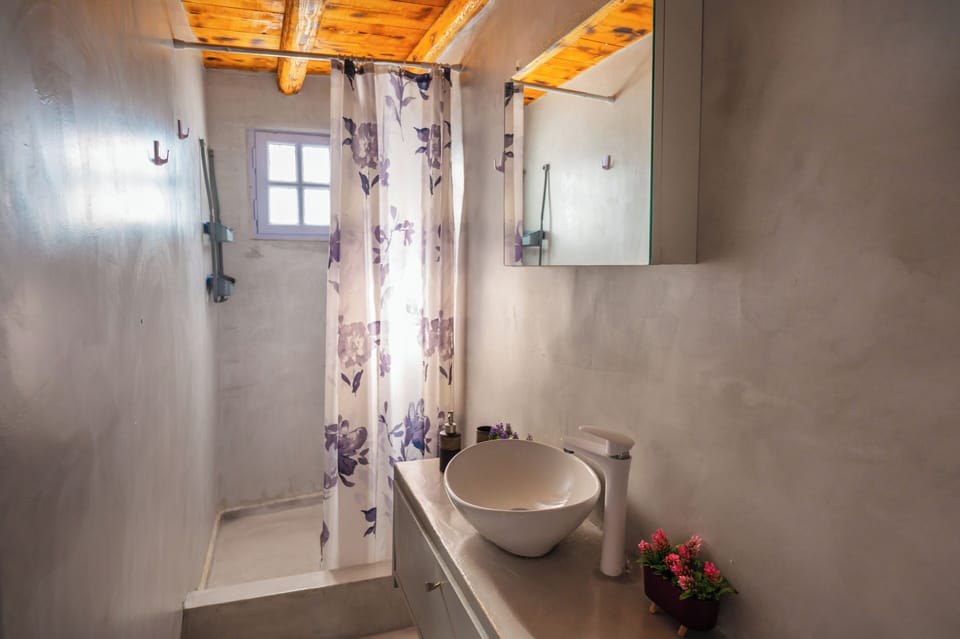 Deluxe Suite, Sea View | Bathroom | Shower, hair dryer, towels