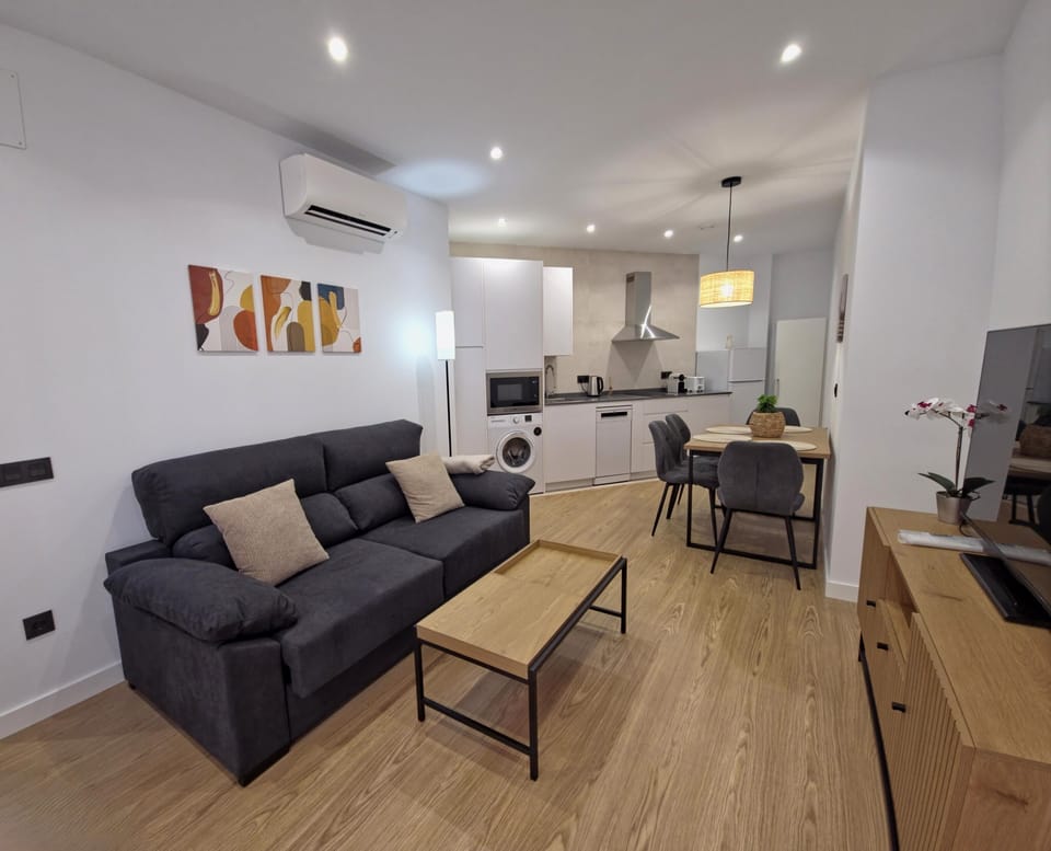 Apartment, 1 Bedroom | Living area | 32-inch Smart TV with digital channels