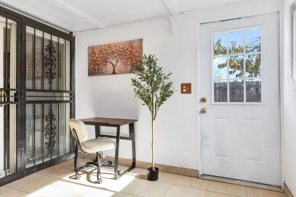 Dedicated workspace in bedroom 2