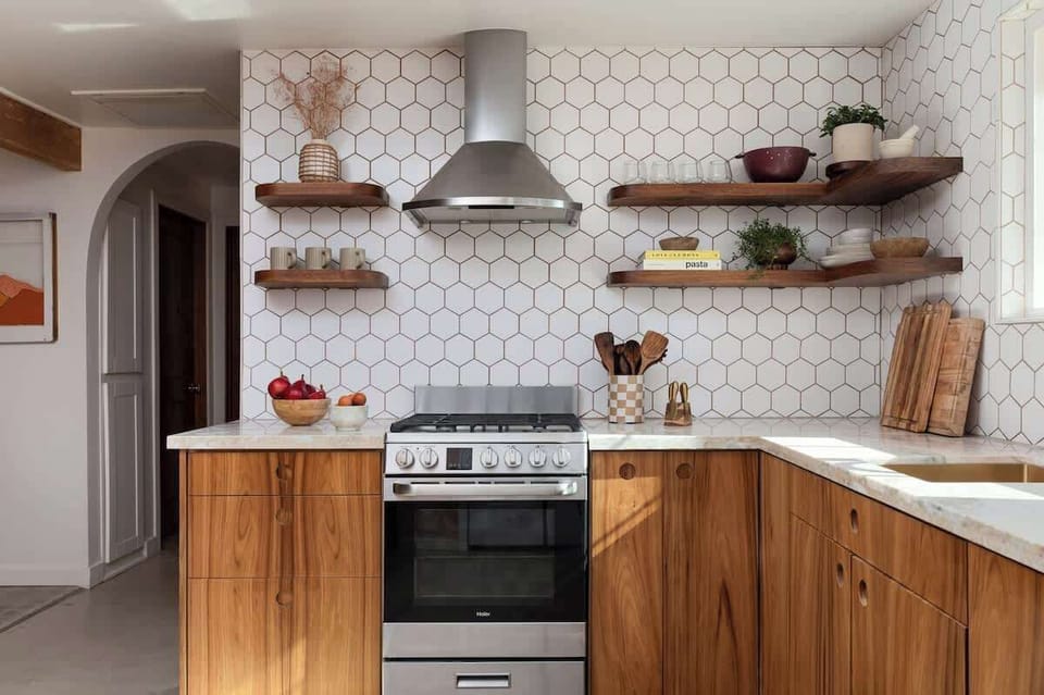 Fully-stocked kitchen