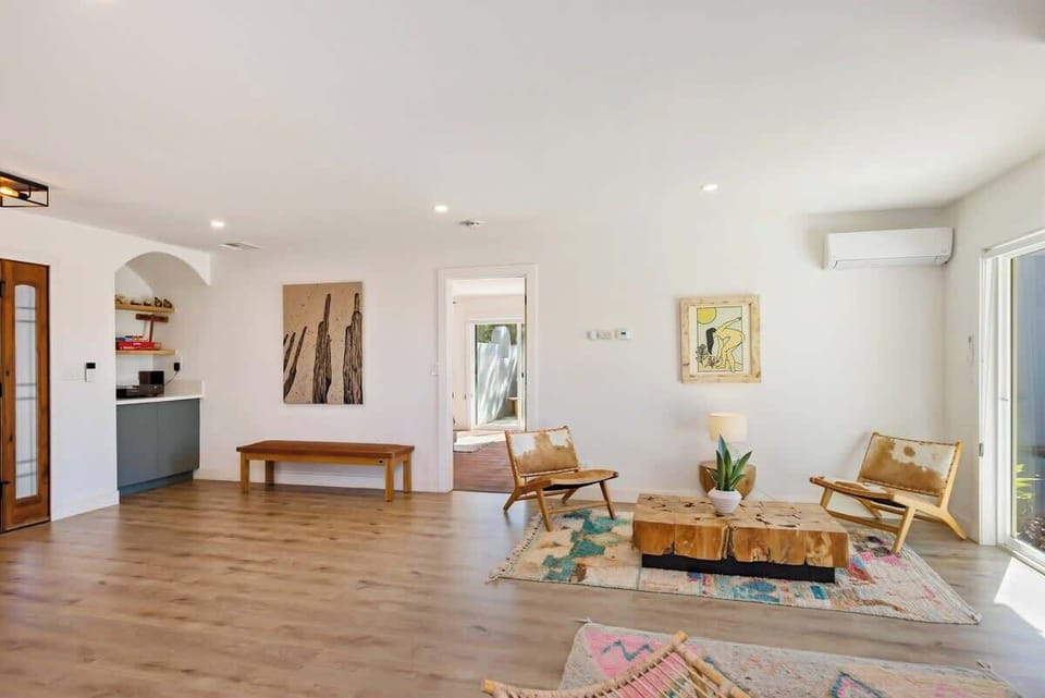 Foyer and living room 