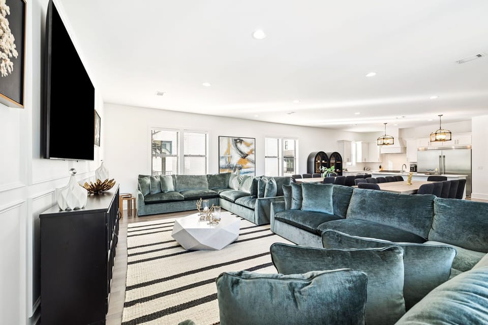 Enjoy the spacious open-plan living area, where modern comfort meets elegant design for perfect relaxation.