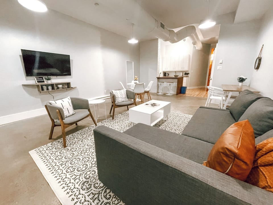Large open living room