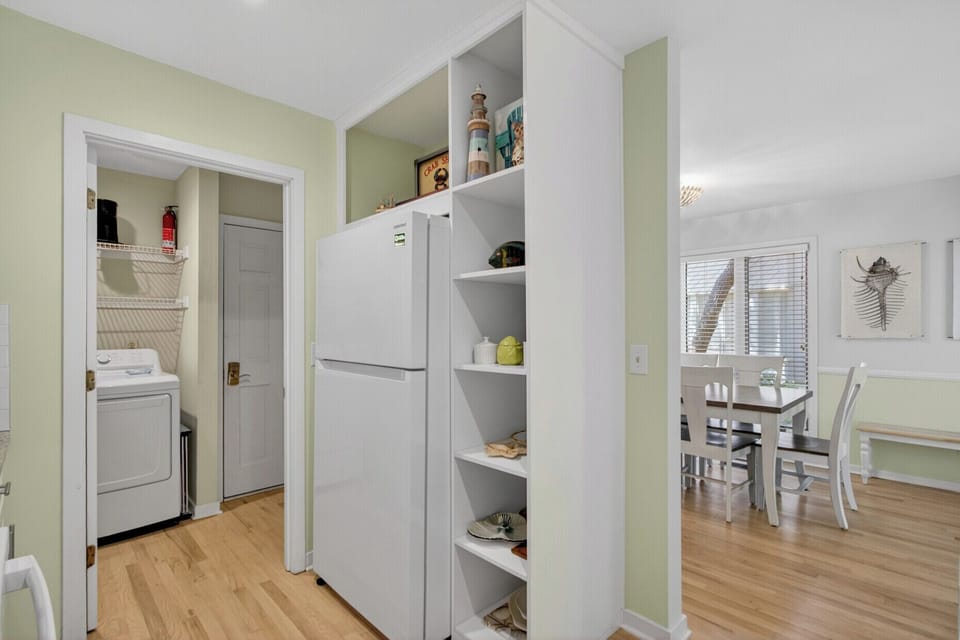Your well-equipped kitchen features modern appliances and plenty of storage space for preparing memorable meals during your stay.