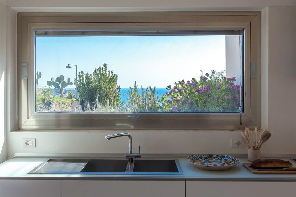 Washing up with a view!