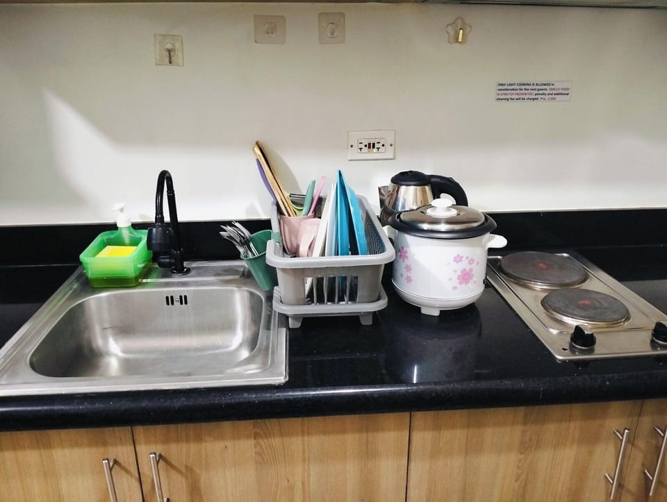 Double Room, City View | Private kitchen | Mini-fridge, microwave, stovetop, dishwasher