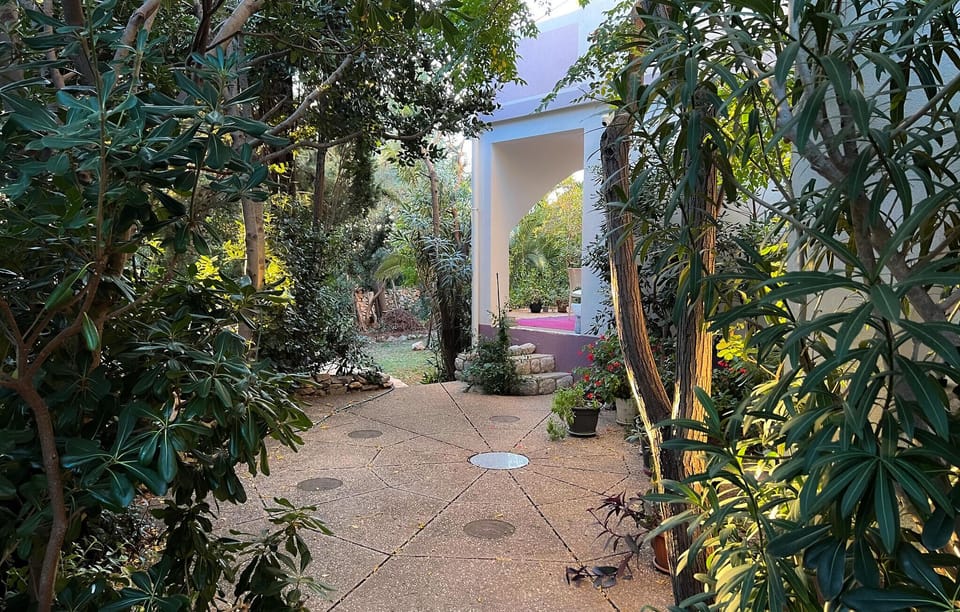 outside
