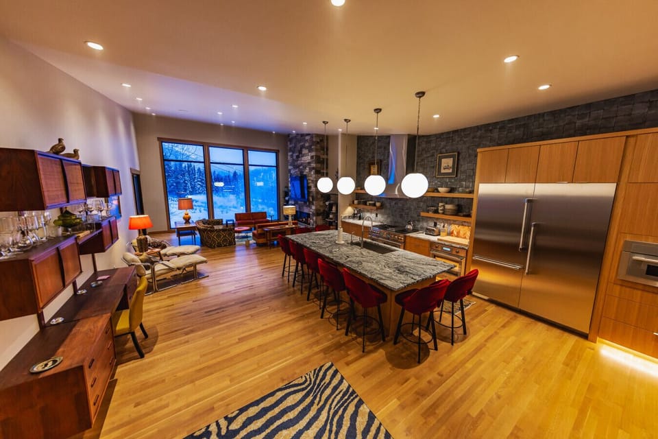 Chef Kitchen with Island Seating