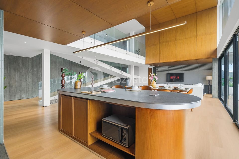 Villa, 3 Bedrooms, Mountain View | Private kitchen | Full-size fridge, microwave, oven, stovetop