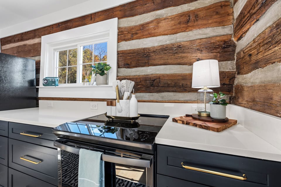 The perfect balance of rustic charm and upscale comfort.