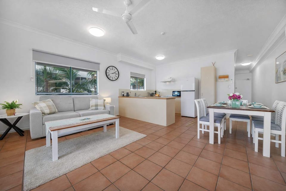 Open kitchen and dining area for easy meals