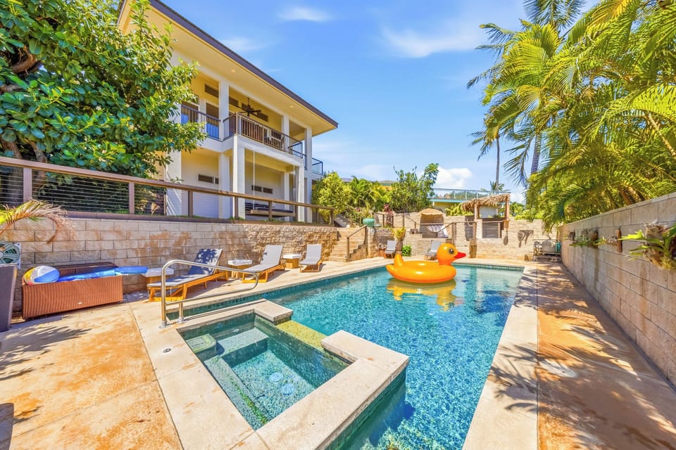 Heat up in the Hot Tub and then cool off with a dip in the pool or hang at the new Tiki Bar!