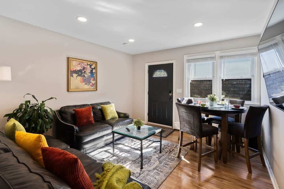 Open, sunlit layout—perfect for slow mornings over coffee or dinner conversations that linger into the evening.