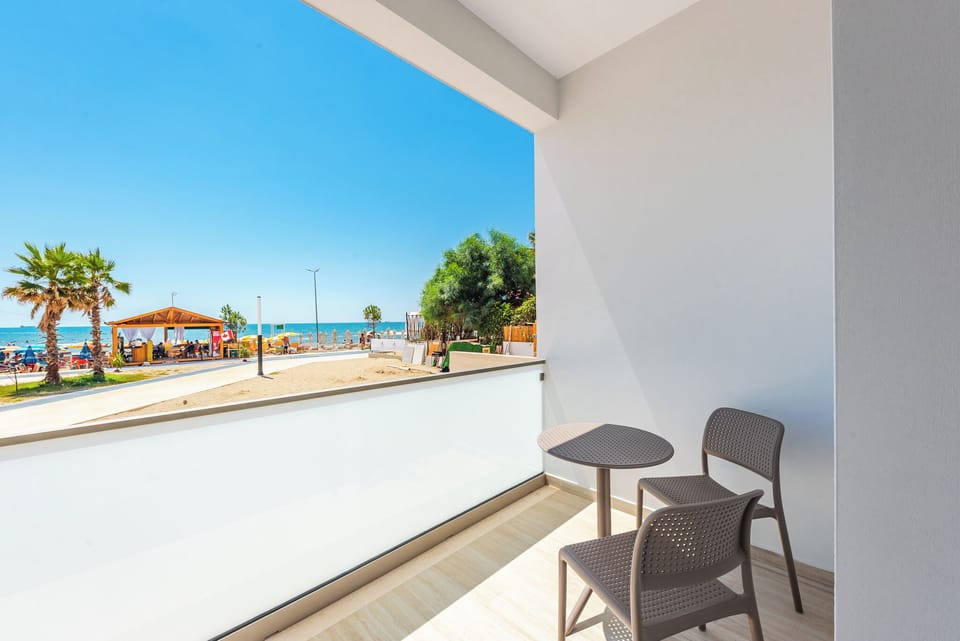 Deluxe Double Room, Balcony, Sea View | Iron/ironing board, free WiFi
