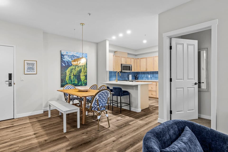 Spacious open-plan layout