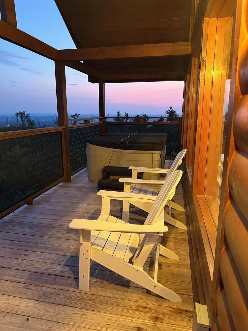 Cabin, Multiple Beds, Patio, Mountain View (Savannah Smiles) | Terrace/patio