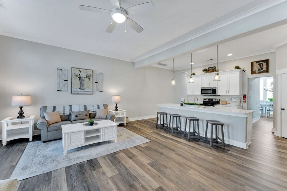 Bright and open first floor. 