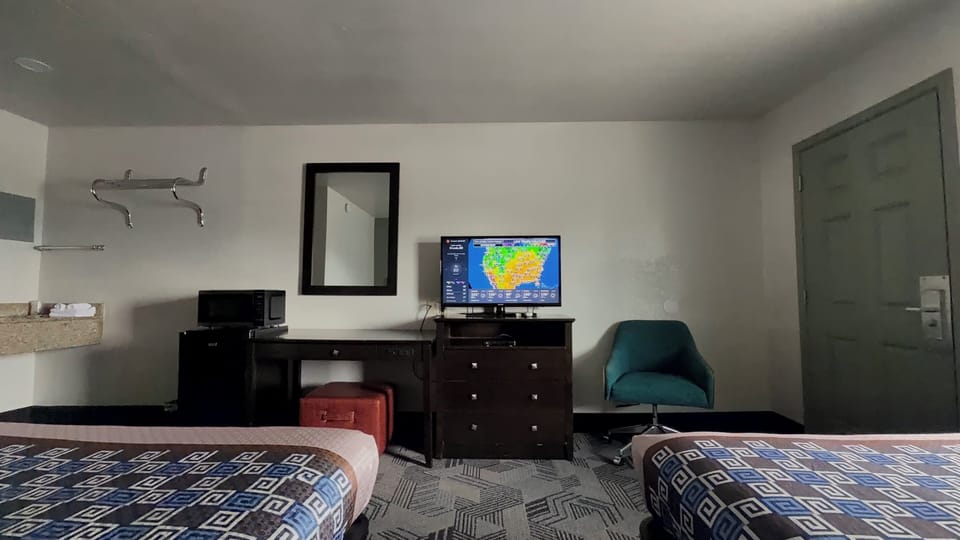 Standard Double Room, 2 Double Beds | WiFi (free), bed sheets