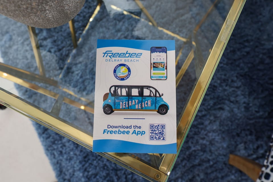 Walk or FreeBee to downtown – the beach, dining, and nightlife are all minutes away.