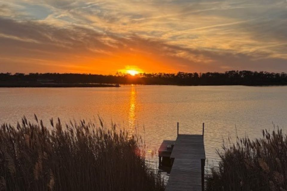 Sunset View from Private Dock