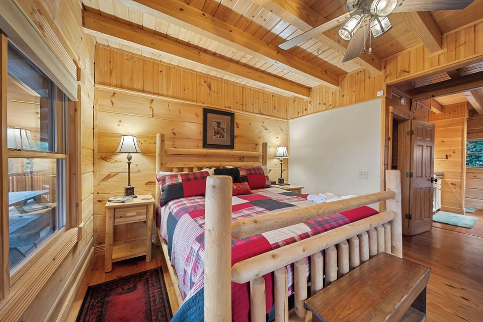 Main Floor King Bedroom with Private Bathroom