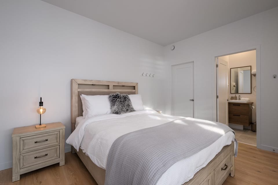 Rest easy in a space designed for peaceful nights and easy mornings.