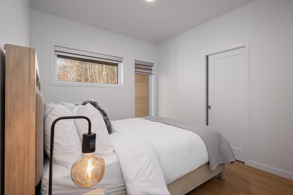Rest easy in a room that brings both simplicity and style.