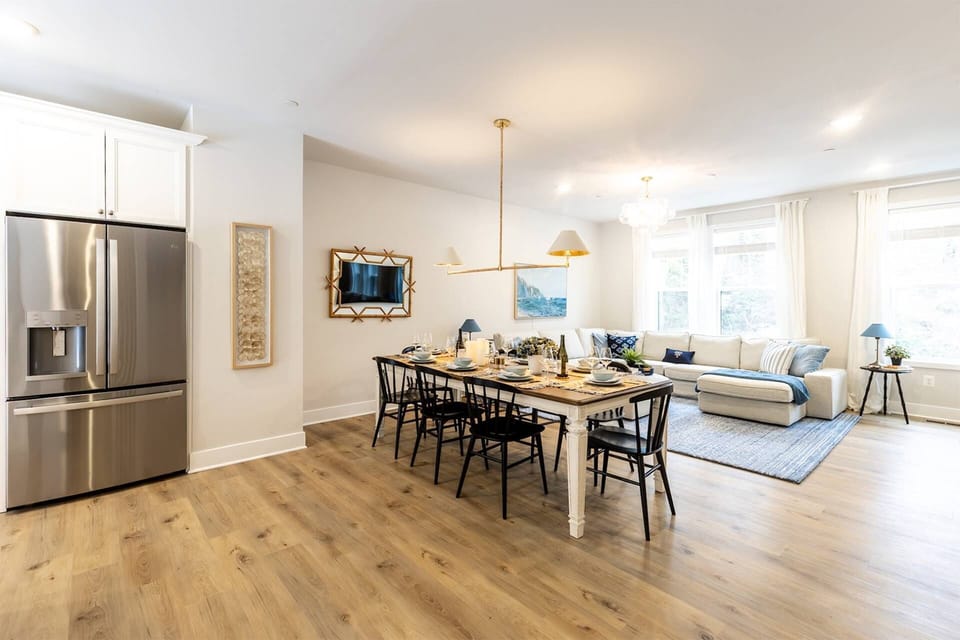 Host family meals on long weekends around the dining room table.