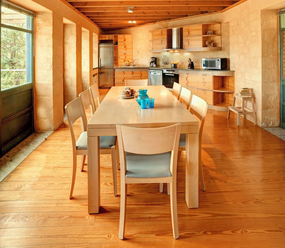 Kitchen and dining area