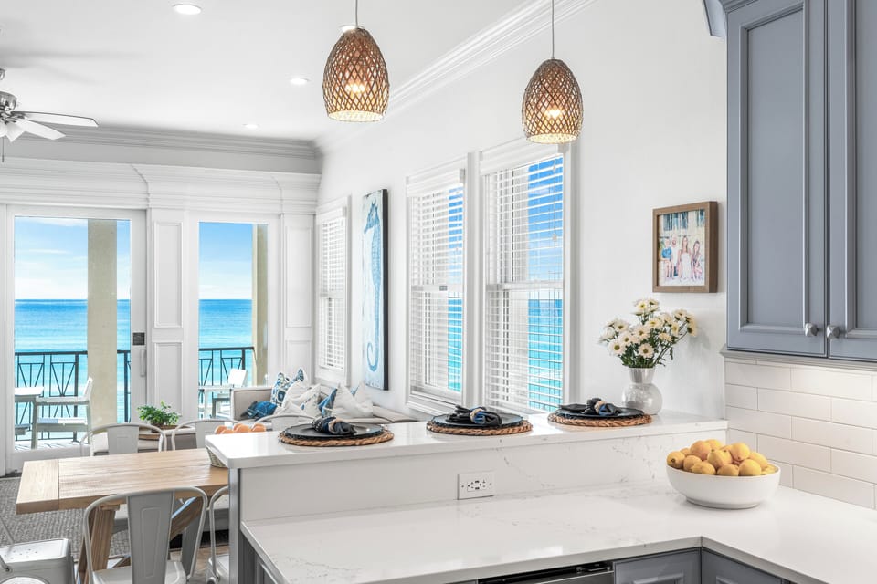 Beach Views from the Kitchen!