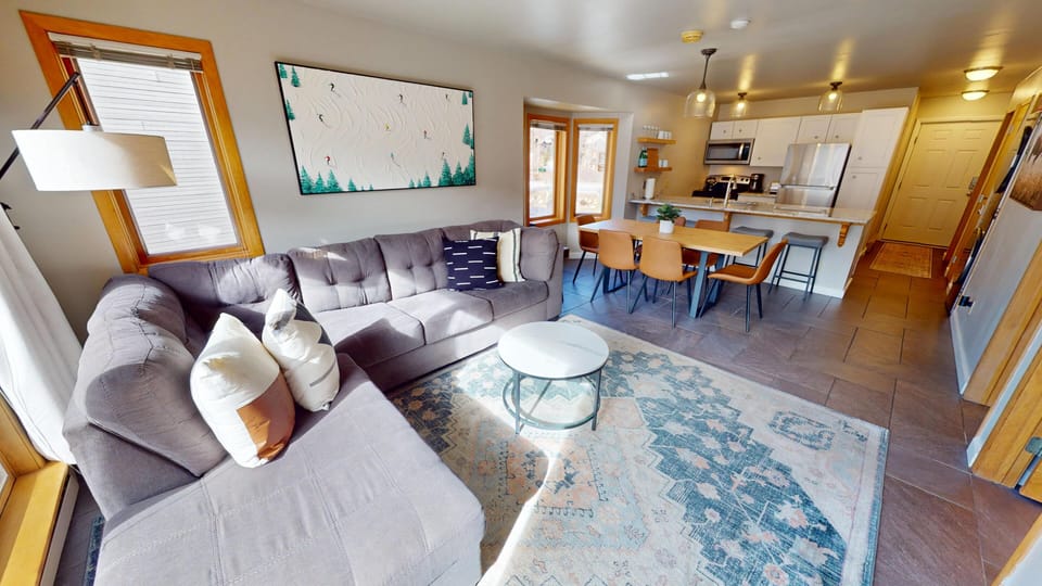 Spacious End Unit Living Area