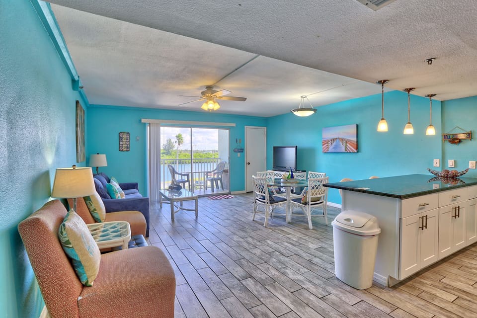 Open Living Area with Balcony Access
