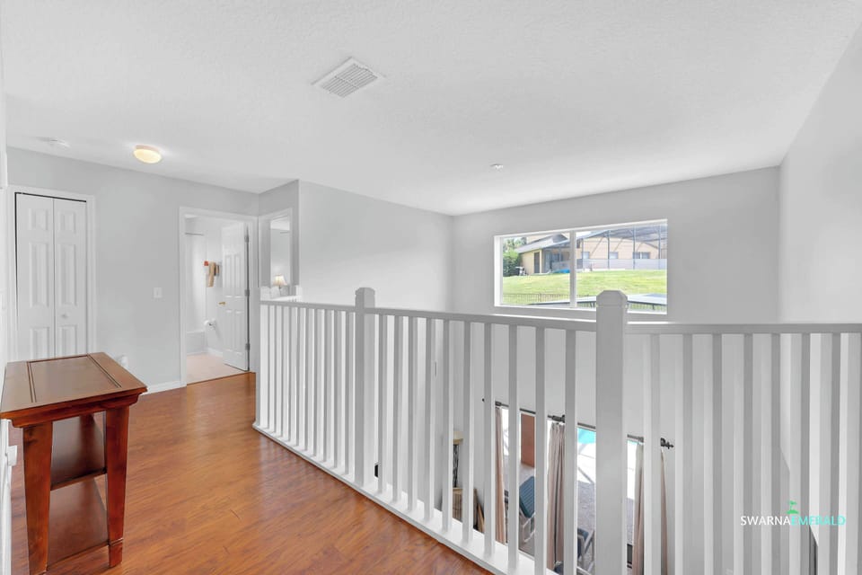 Your bright upstairs hub, connecting to all the action.