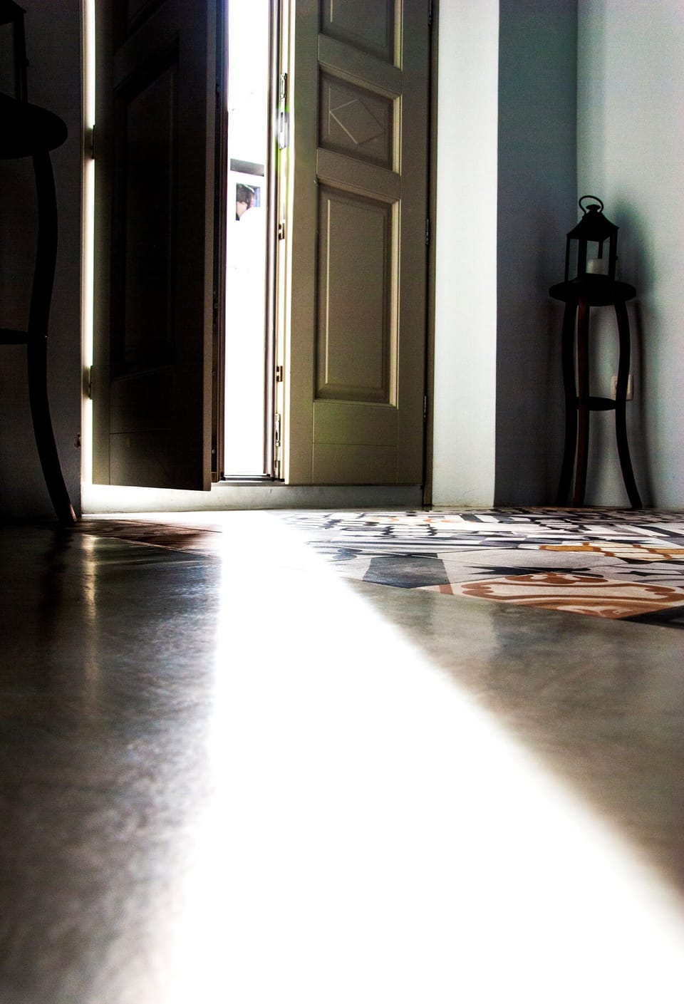 Interior entrance