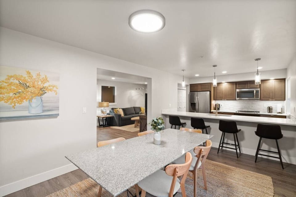 Open Kitchen and Dining Room