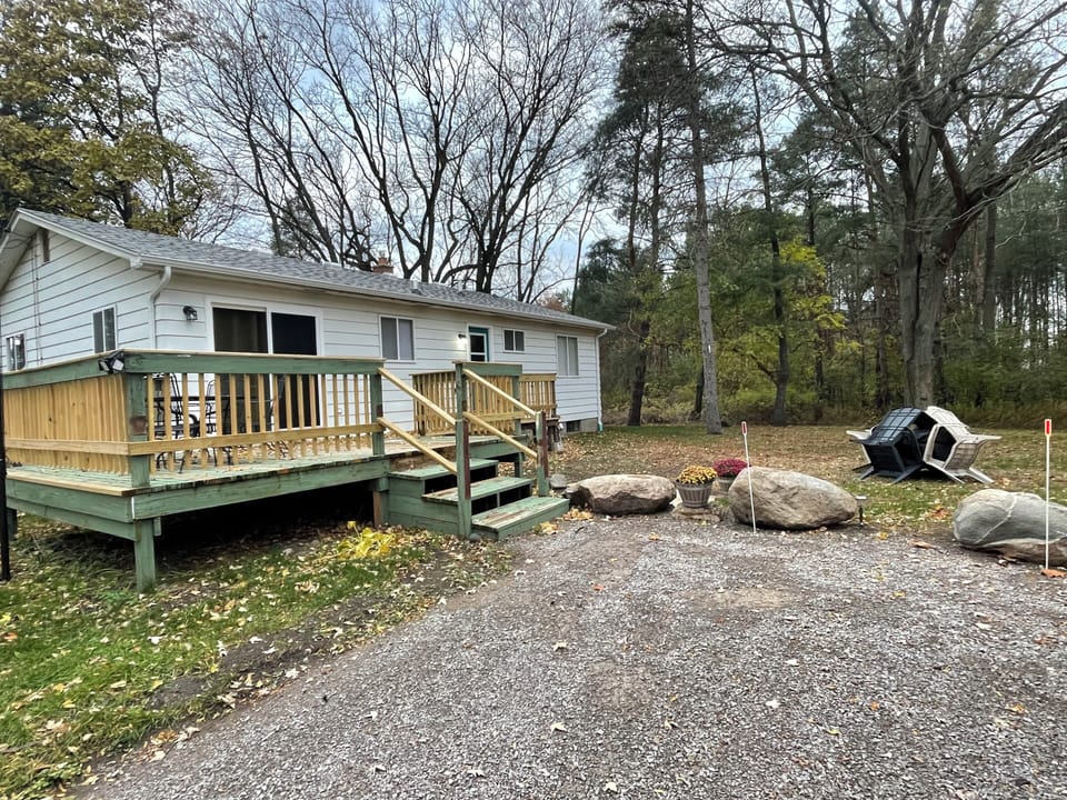 Driveway to back door entrance
