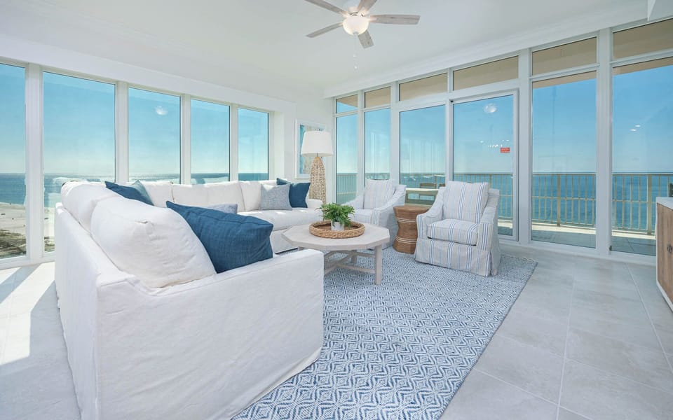 Phoenix Gulf Towers 1208, Tower Two, Orange Beach, Alabama, beach front, 4 bedroom condominium on the 12th floor