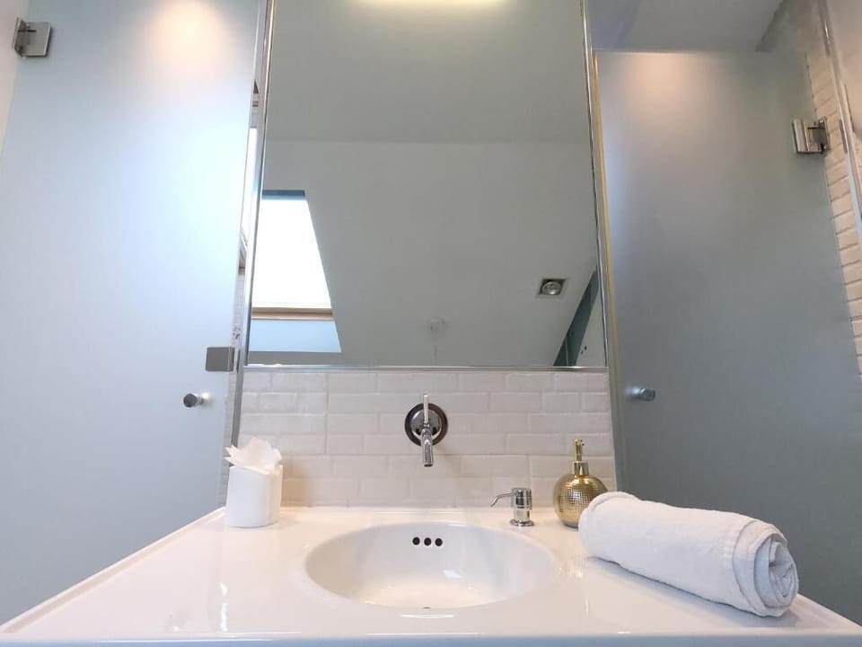 Deluxe Apartment | Bathroom | Shower, free toiletries, hair dryer, slippers
