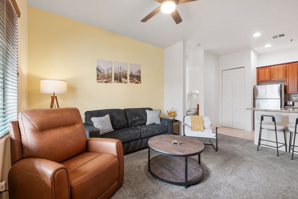Cozy living room with modern decor