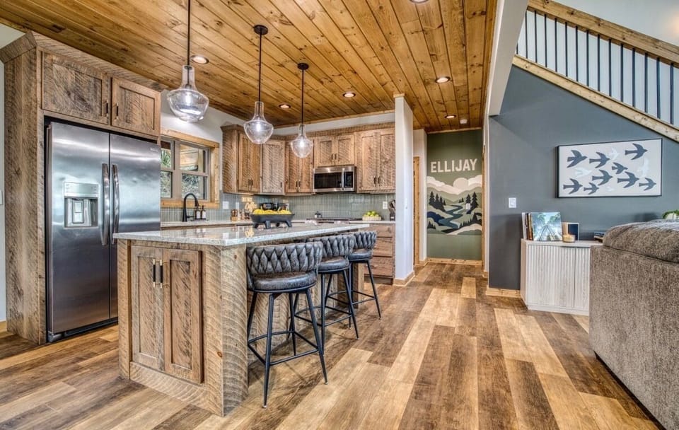Spacious open-concept kitchen perfect for gathering with family & friends