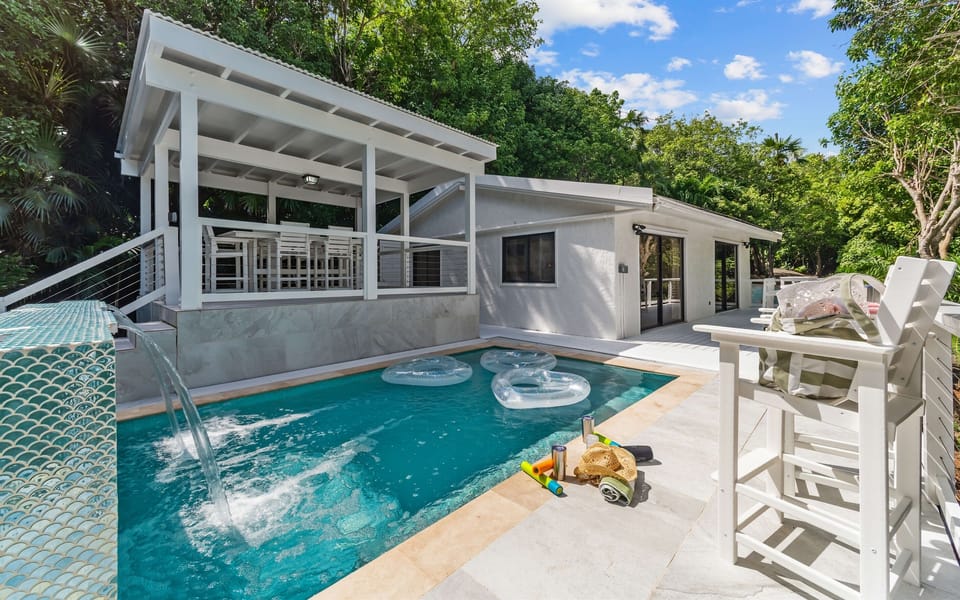 Can you imagine a pool right here at the house with the whole family!?