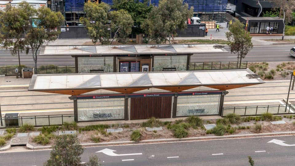 Prime location directly opposite the light rail for easy city access