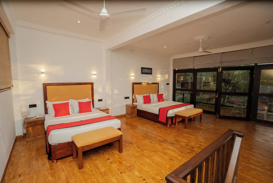 Deluxe Quadruple Room, Ocean View | Terrace/patio