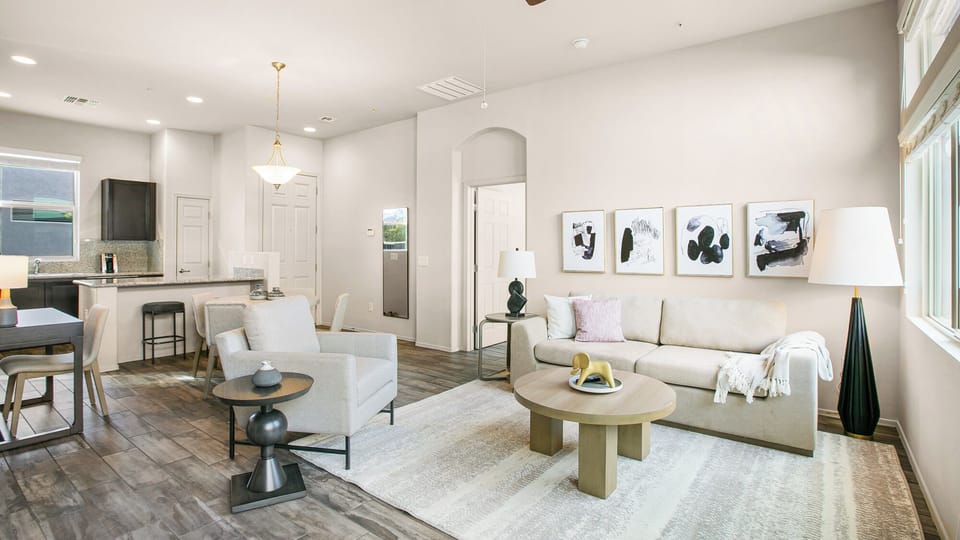 Apartment (2 Bedrooms) | Living area | 50-inch TV with digital channels