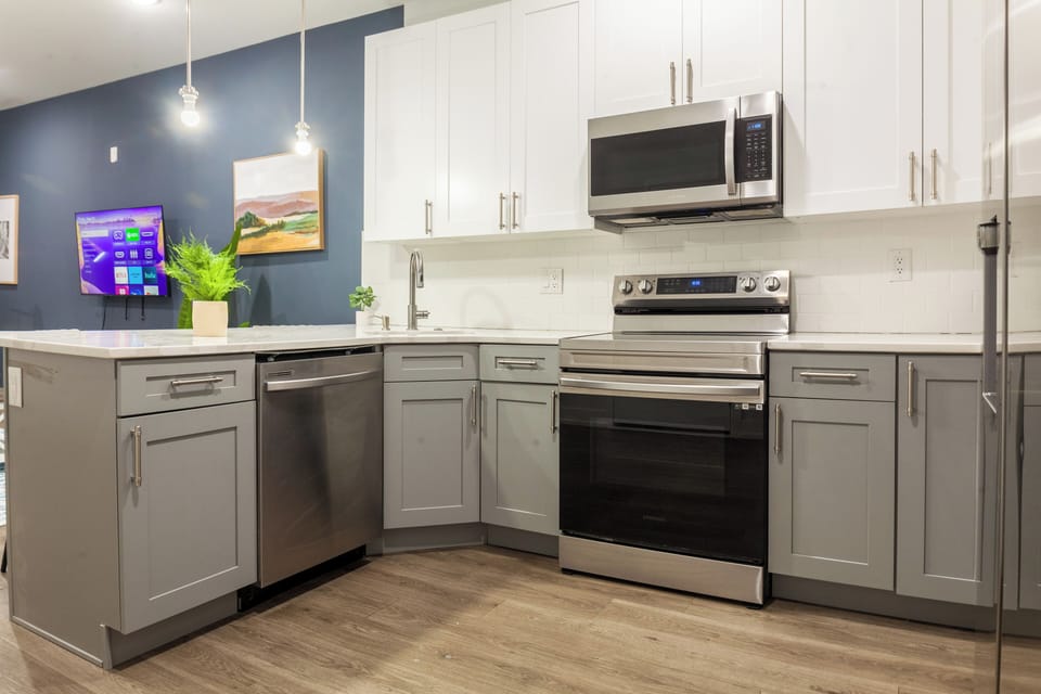 A clean, well-organized kitchen for your cooking needs.

