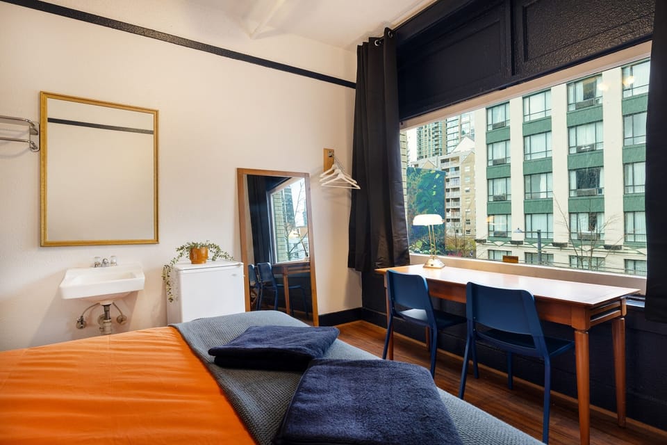 Desk, WiFi (free), bed sheets