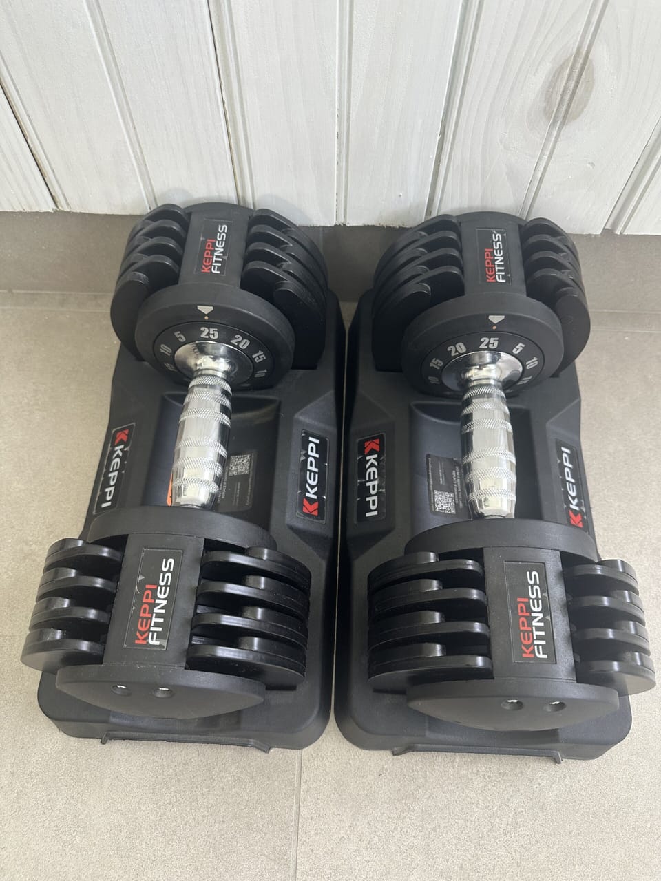 Adjustable dumbbells for easy, convenient at-home workouts