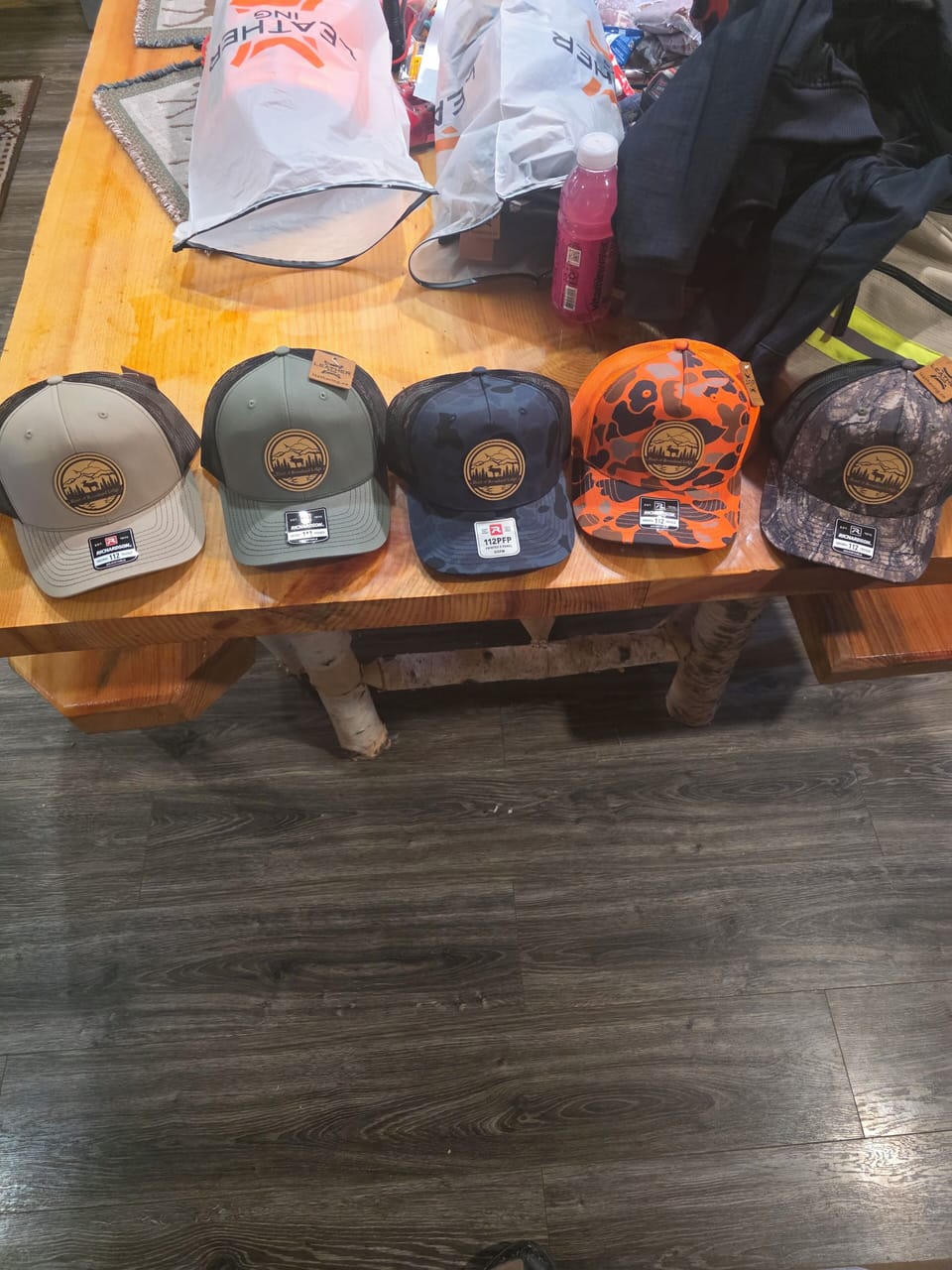 lodge hats on site,  $25ea cash or venmo reach out..